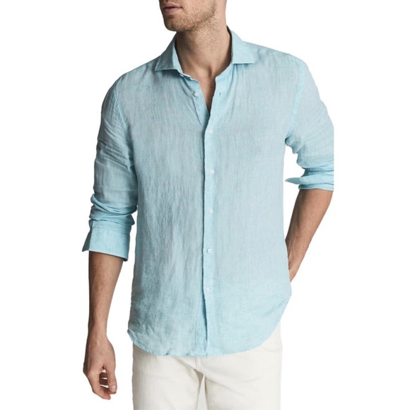 REISS: Ruban Linen Button Up shirt (NWT)